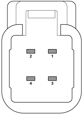 Image of the 4-pin connector.