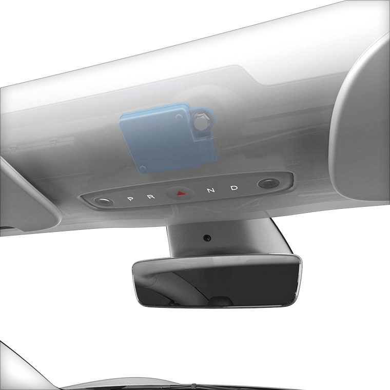 Interior view of the cabin radar