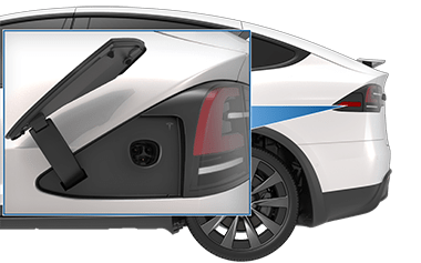 車輛充電口打開