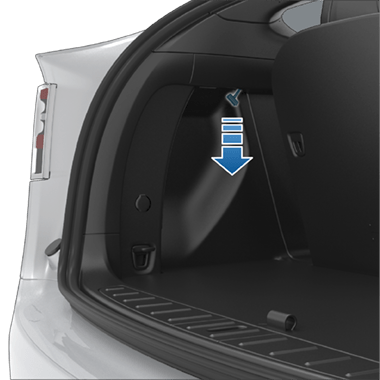 释放拉索，以及一个向下箭头。