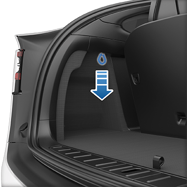 纜線鬆開，箭咀指向下。