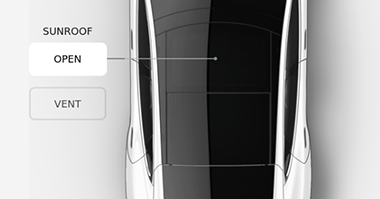 Top view of vehicle with callouts