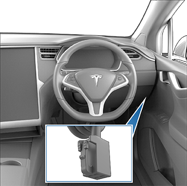 Zoomfelt af blotlagt stik i fodrummet.