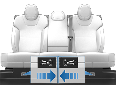 机械分离拉索，箭头显示正在拉动它。