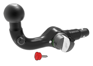 Image du dispositif d'attelage à boule.