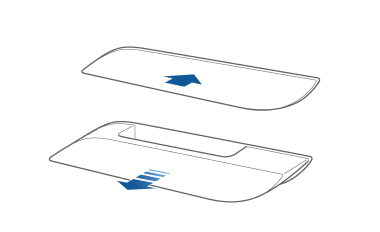 schuif de portiergrepen in of uit