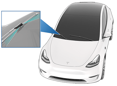 Zoombox with washer jets pointing to the underside of the washer blade