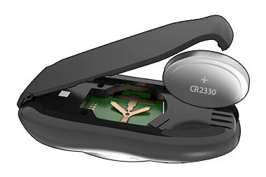 从遥控钥匙上拆下的电池