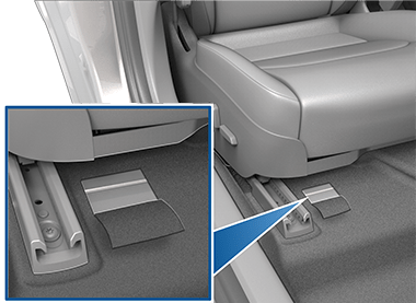 VIN location below seat.