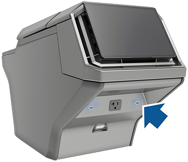 후면 터치스크린 하단에 장착되어 있는 USB-C 포트 2개